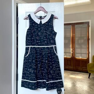 Retrolicious Equation Dress with Pockets | Women's Size XL